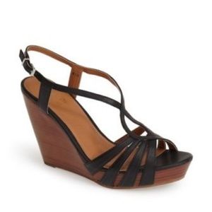 Seychelles Brunette Platform Wedge Heel Sandal 8.5